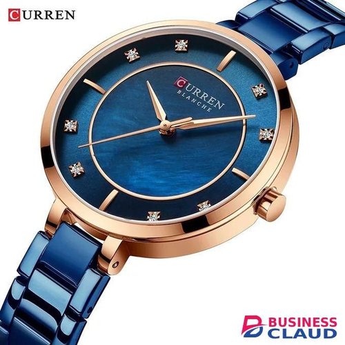 Curren 9051 Ladies Classic Fashion Wrist Watch Stainless Steel