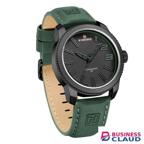 Naviforce NF9202 Green Strap Analog Luxury Sport