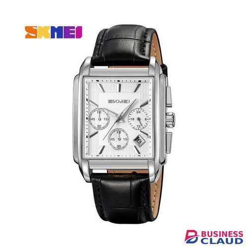 Skmei 2339 Stopwatch waterproof Function Quartz Leather mens Watch with leather straps