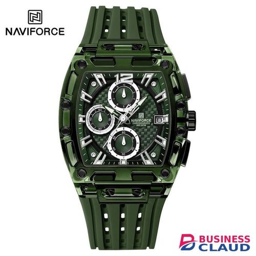 Skmei NF7105 Men’s Transparent Green Tonneau Quartz Watch