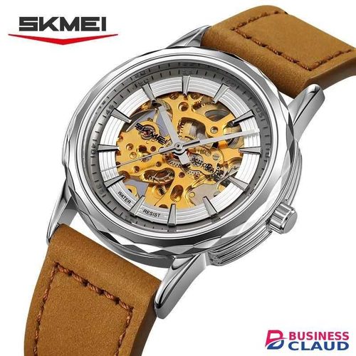 Skmei SKm035 automatic watch for men Brown Straps