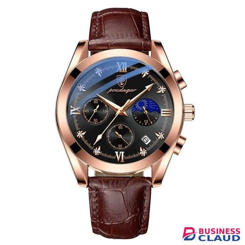 POEDAGAR 806 Men Watch Sport Chronograph Fashion Date Quartz Wristwatch