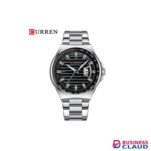 Curren Watches Men's Watches Bracelet Strap 8375 Silver Black