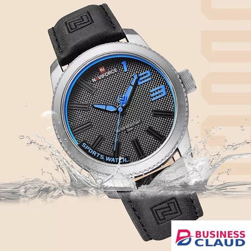 Naviforce New Watch Digital Top Luxury Man Leather Quartz Business Clock 9202