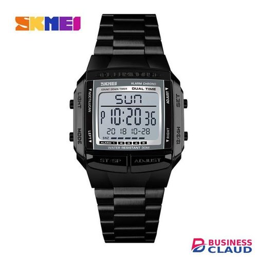 Skmei 1381 Men's Digital /waterproof stainless mens watch-black