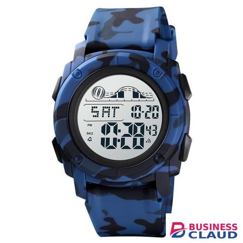 Skmei 1576 Digital waterproof/alarmnight light watch-blue- 1 year battery