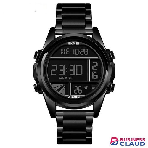 Skmei 1448 Mens watch Digital stainless water proof watch with alarm stopwatch and date
