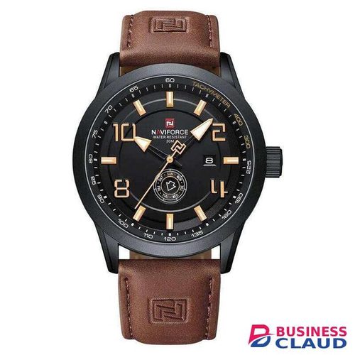 Naviforce NF9229 Brown Leather Strap