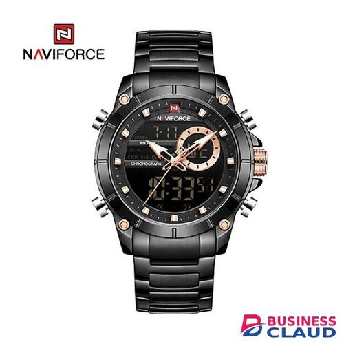Naviforce Fashion 9193 BBW 2In1 Digital Watch Men's Watches