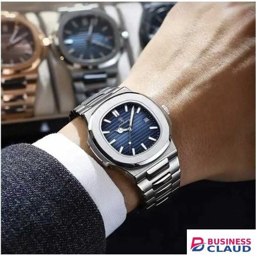 POEDAGAR 03 Watch Fashion Business Leisure Sliver