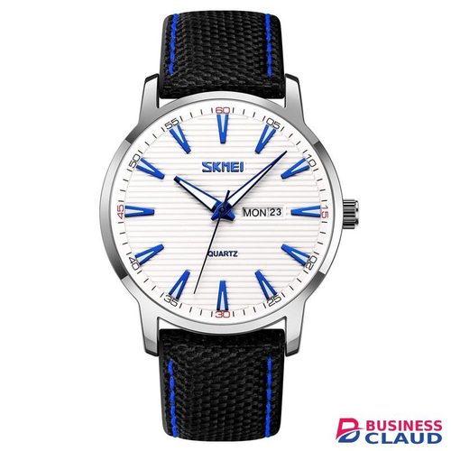 Skmei 9303 Water Resistant Leather Strap Wristwatch Fashion Quartz Reloj Men Watch