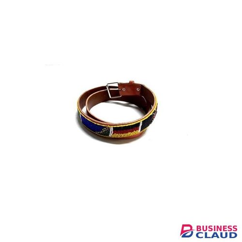A Maasai Beaded Brown Belt Best Gift To Offer To Your Male Friends