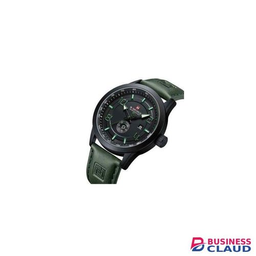 Naviforce NF9229 Green Leather Strap