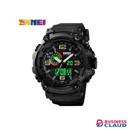 Skmei 1520 Analog Digital sports mens Watch water resistant alarm date stopwatch
