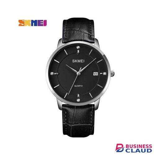 Skmei 1801 Quartz Analog Casual Classic Mens Watch leather straps