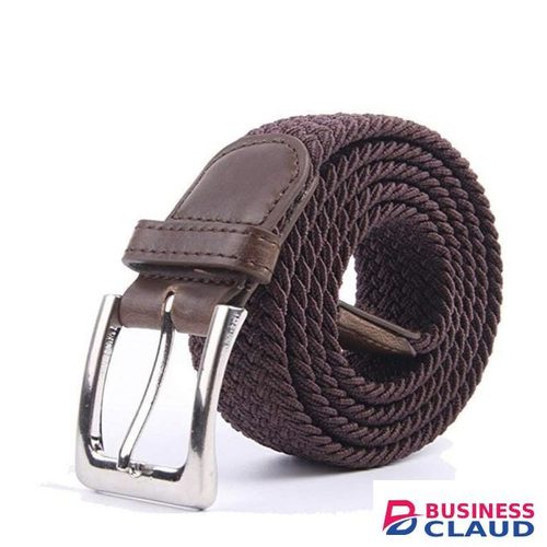 BROWN Classic Woven Braided Belt