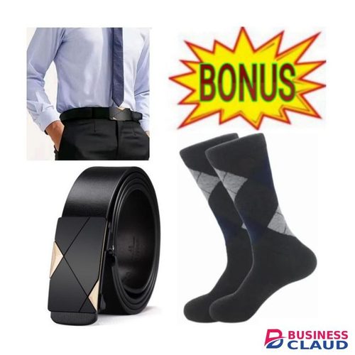 Professional Stylish Professional Men’s Auto Buckle Belt Kenya Smart, simple, and stylish ideal for men seeking a professional edge in formal settings + FREE GIFT A Pair Of SOCKS. in Formal-settings-free-gift-a-pair-of-socks