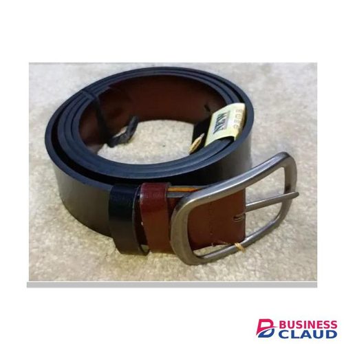 Men’s Leather Double-Sided Belt – 2 in 1 (Black & Brown)