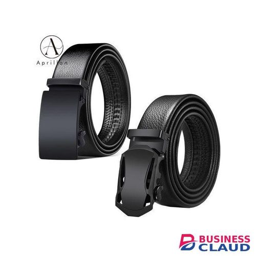 2 Pieces Automatic Buckle Belt Business Casual for Men