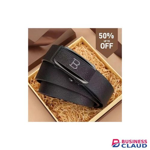 Belt For Men - Automatic Buckle, Business Casual