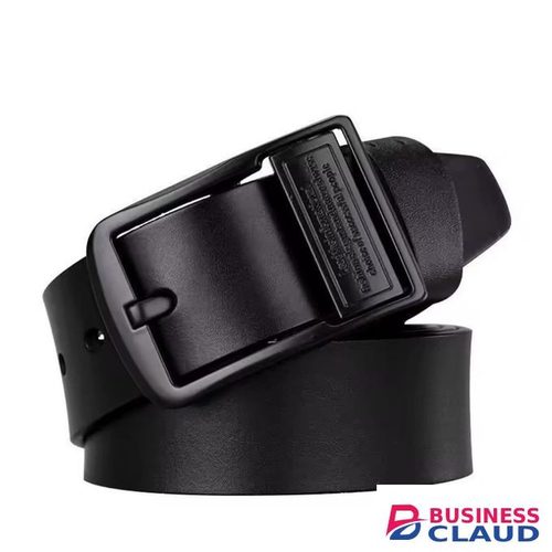Pure Leather Cowhide Men Alloy Pin Belt Buy Once