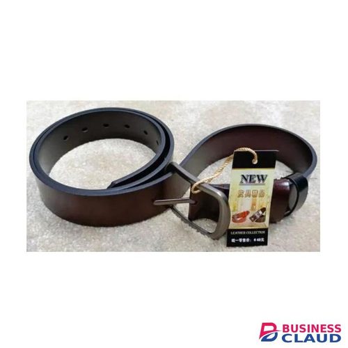 2 In 1 Men’s Leather Belt (Black & Brown) – Genuine Double-Sided Leather Belt for Men