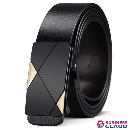 BEST Professional Men’s Belt – High Quality Leather Buckle // Men’s Comfortable Office Belt – Leather with Automatic Buckle For Man, HUSBAND and men