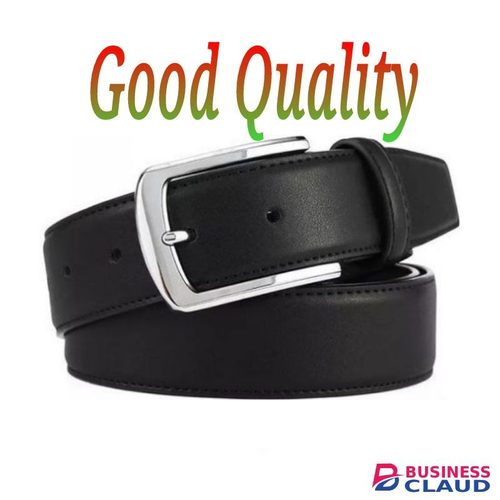 Men's Durable Buckle Belt -Black