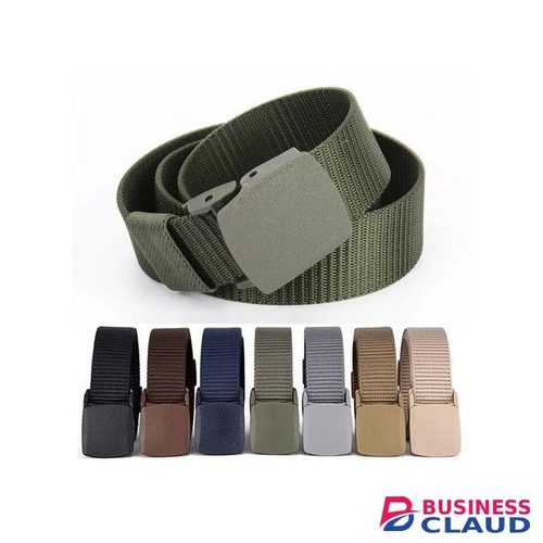 Adjustable Canvas Belt No Metal Anti-allergy Belt