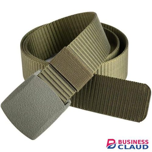 Army Green Unisex Adjustable Canvas Belt
