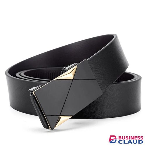 Men’s Office Belt – Adjustable Auto Buckle Formal Leather Belt Business Men