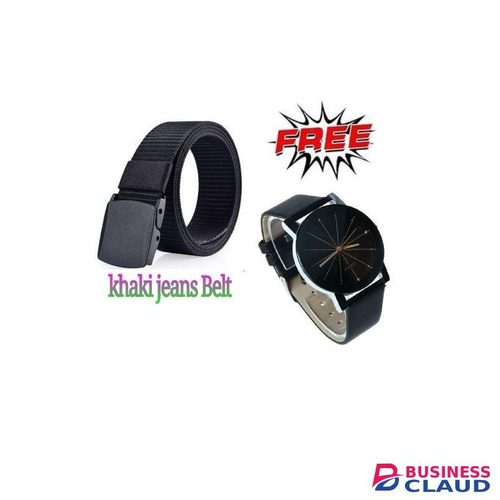 BELT FOR LADIES // BELT FOR WOMEN // Ladies Office Canvas Plastic Belt + OFFICIALWATCH FOR LADIES