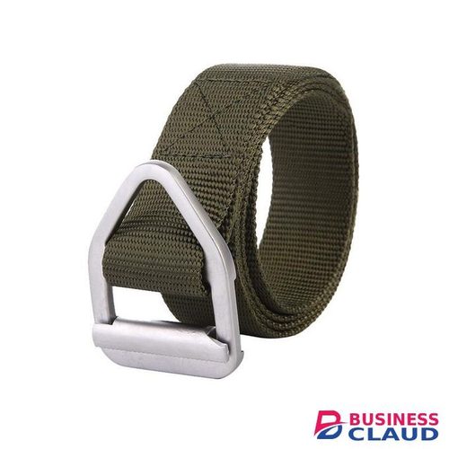Military Tactical Triangular Buckle Aluminum Alloy, Outdoor Sports Belt - Green