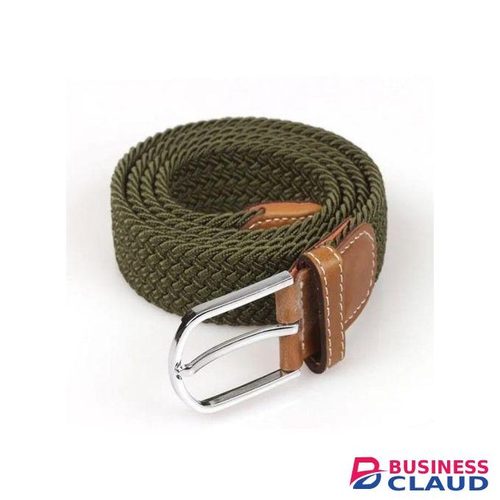 GREEN Knitted Wooven BELT
