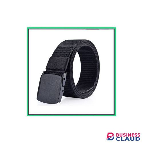 Ladies Canvas Belt-Black