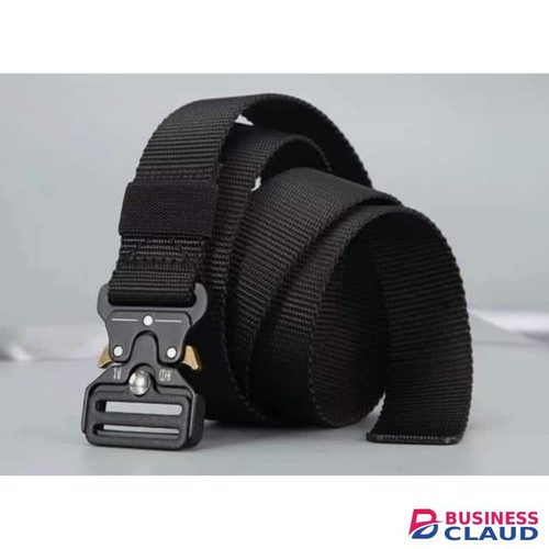 Black Tactical Belt Metallic Buckle Waist EDC Security Heavy Duty Quick Release