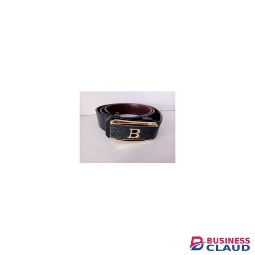 Leather Belt for Men with automatic alloy metalic buckle