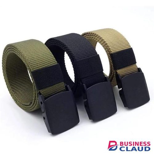 3 pieces men Fabric Adjustable Canvas Belt