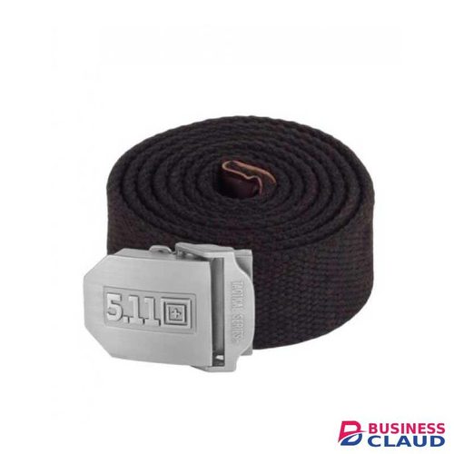 Black 5.11 Canvas Belt Outdoor Sport Wear Resistant Stainless Steel Buckle Belt Unisex