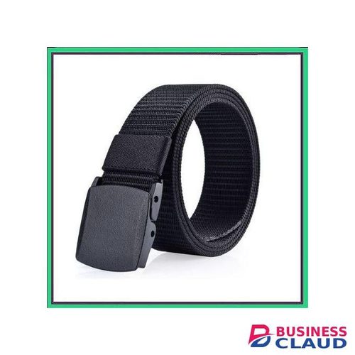 men Canvas Belt-Black 1pc