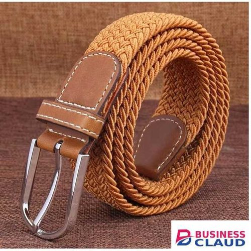 Canvas Elastic Woven Stretch Braided Belt, Unsex belt