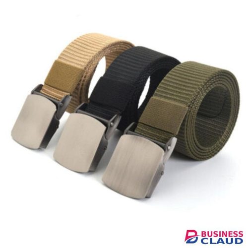 3pcs Tactical Canvas Belt, Web Belt No Metal Anti-allergy, Unisex Belt Different Colors, Adjustable belt