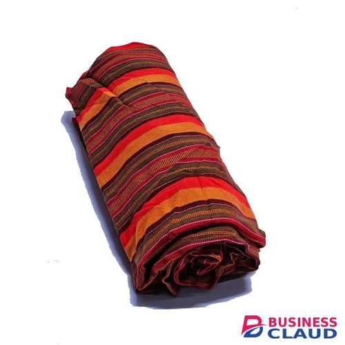 Brown Orange Maasai Shuka Easy,comfortable And Warmth To Have