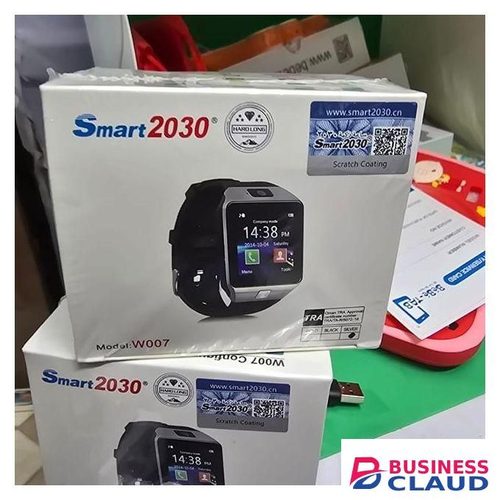 Smart2030 W007 Black Fashion Smartwatch – Call, Messages, Music & Step Counter