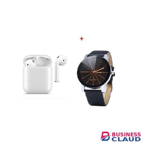 TWS Earpods I13 + Fashion Smart Quartz Watch