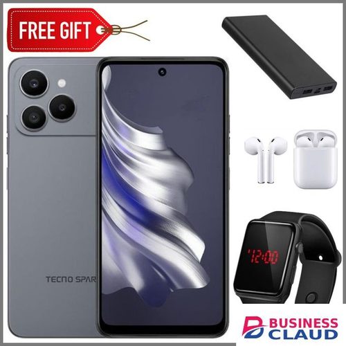 Tecno Spark 40, 6.67'' HD+, UP To 8GB RAM + 128GB ROM (Dual Sim) 50MP, 5200 MAh +LEDwatch+Earpods+Powerbank