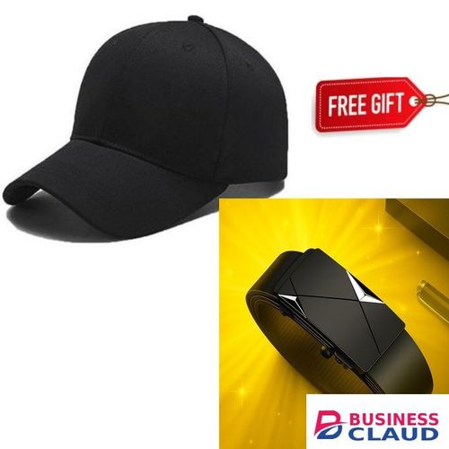 LIGHTWEIGHT, DURABLE & ADJUSTABLE CAP FOR MEN, WOMEN & DAILY OUTDOOR USE + free LEATHER BELT