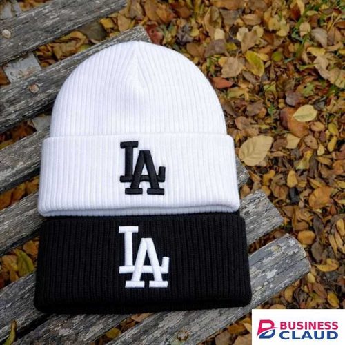 1PCS LA Embroidered Comfortable Knit Beanie Hat for Daily Use