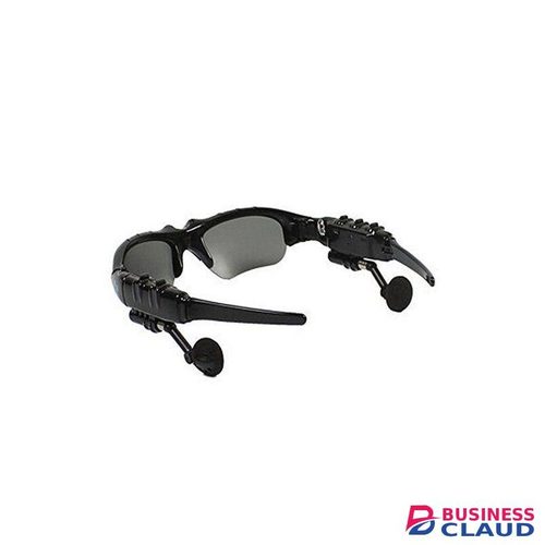 Smart Wireless Sports Bluetooth Glasses Black Lenses Only with Earphones and Mic for Outdoor Use