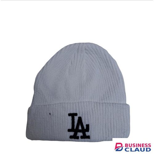 WHITE LA BEANIE Trendy Unisex Beanie Hat – Warm Stylish Knitted Cap for Men & Women, Perfect for Chilly Weather, Streetwear, Travel, Casual Outfits & Outdoor – Soft, Comfortable & Perfect Fit for Kenyan Style & Everyday Use